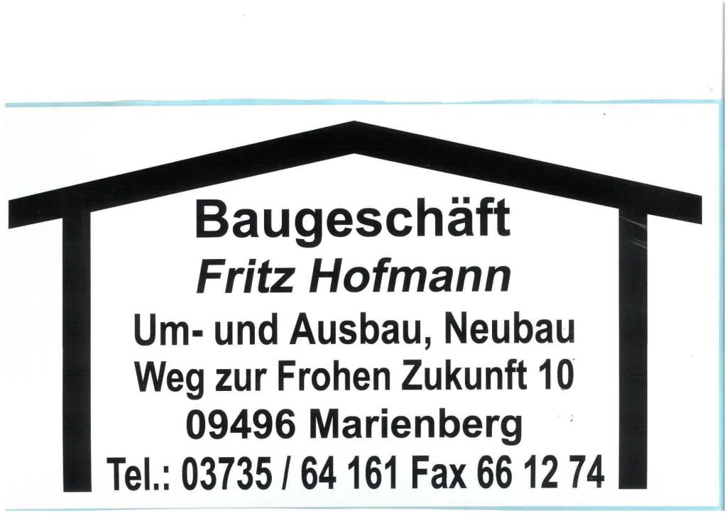 Baugeschäft Fritz Hofmann
